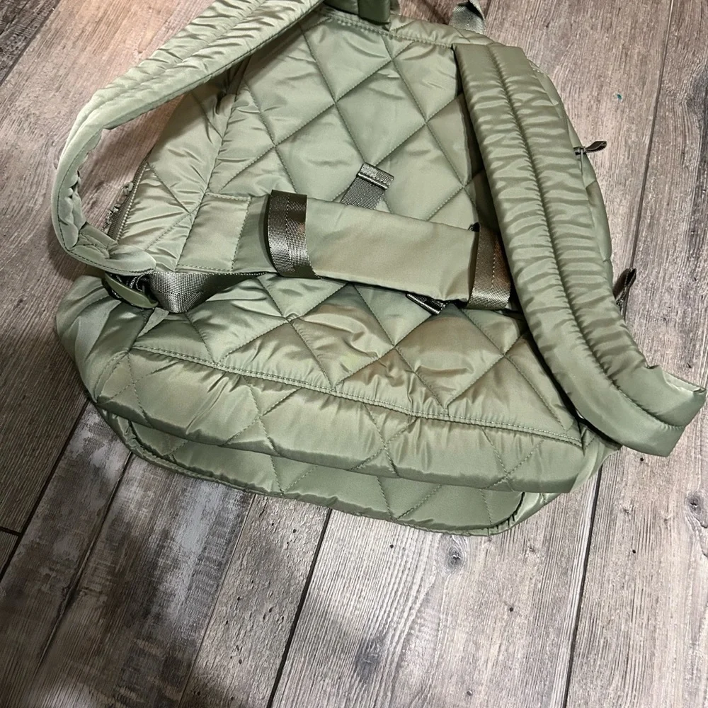Vera Bradley Outlet Ultralight Commuter Backpack in the color Sage Green olive